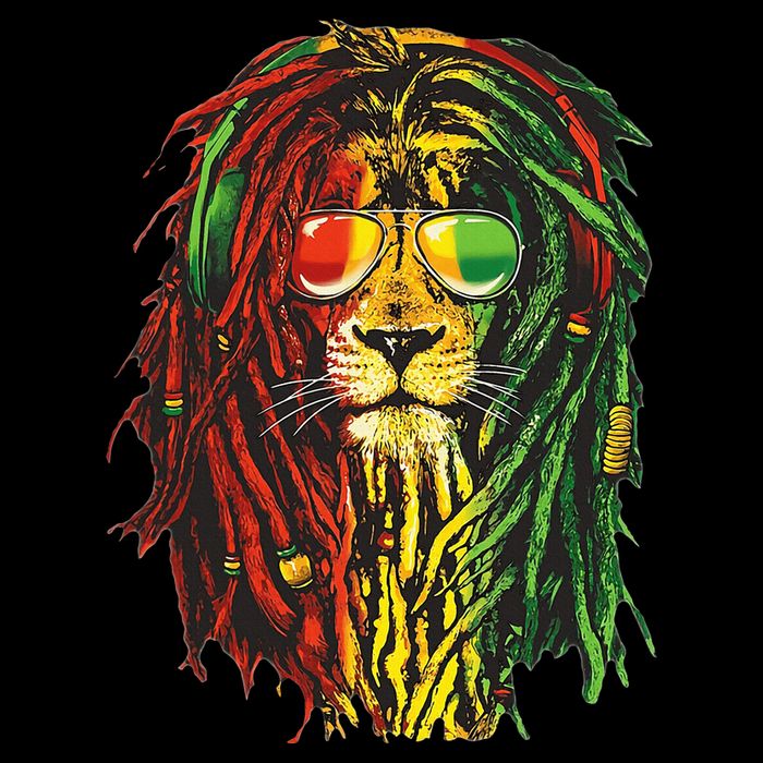 Rasta Lion Cool Dreadlock Rastafari For Rasta Lover Drawstring Bag