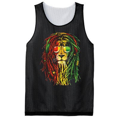 Rasta Lion Cool Dreadlock Rastafari For Rasta Lover Mesh Reversible Basketball Jersey Tank