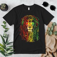 Rasta Lion Cool Dreadlock Rastafari For Rasta Lover Premium T-Shirt