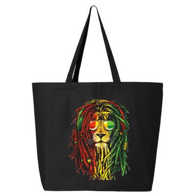 Rasta Lion Cool Dreadlock Rastafari For Rasta Lover 25L Jumbo Tote