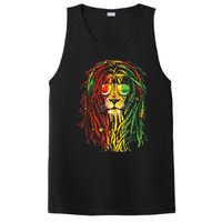 Rasta Lion Cool Dreadlock Rastafari For Rasta Lover PosiCharge Competitor Tank