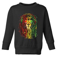 Rasta Lion Cool Dreadlock Rastafari For Rasta Lover Toddler Sweatshirt