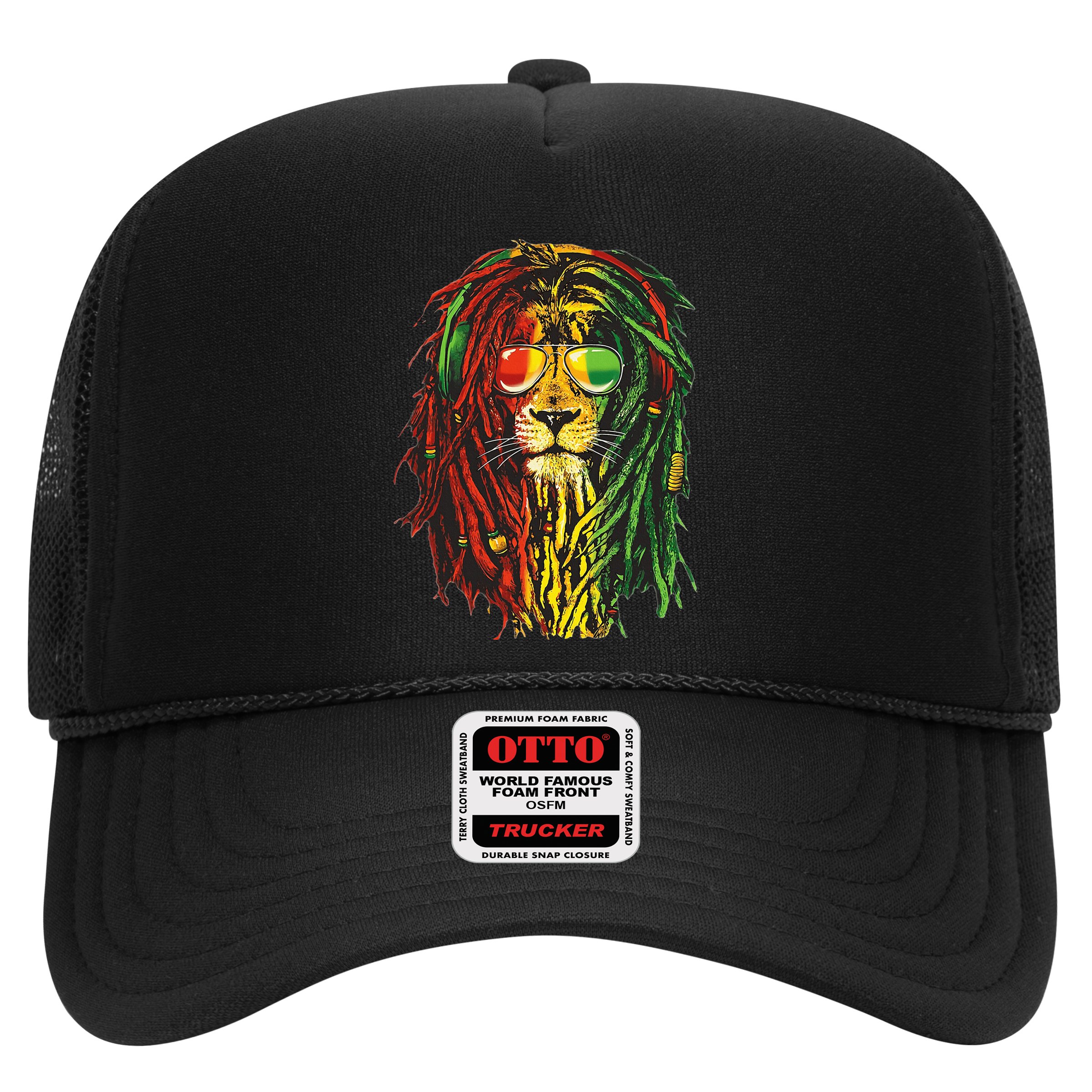 Rasta Lion Cool Dreadlock Rastafari For Rasta Lover Hat