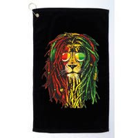 Rasta Lion Cool Dreadlock Rastafari For Rasta Lover Golf Towel