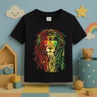 Rasta Lion Cool Dreadlock Rastafari For Rasta Lover Toddler T-Shirt