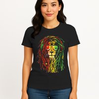 Rasta Lion Cool Dreadlock Rastafari For Rasta Lover Womens T-Shirt