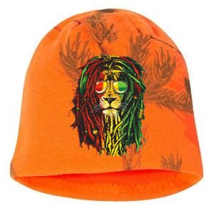 Rasta Lion Cool Dreadlock Rastafari For Rasta Lover Kati - Camo Knit Beanie