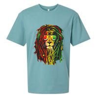 Rasta Lion Cool Dreadlock Rastafari For Rasta Lover Sueded Cloud Jersey T-Shirt