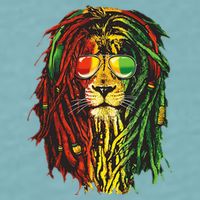 Rasta Lion Cool Dreadlock Rastafari For Rasta Lover Sueded Cloud Jersey T-Shirt