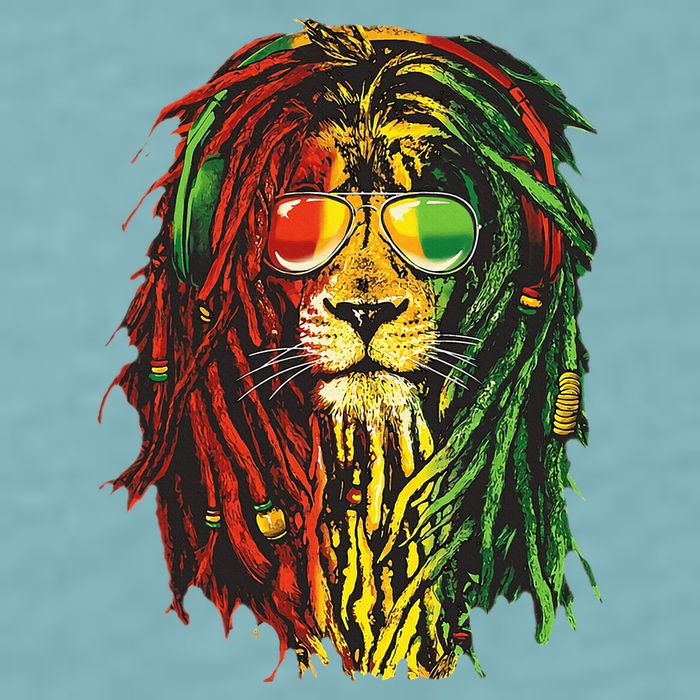 Rasta Lion Cool Dreadlock Rastafari For Rasta Lover Sueded Cloud Jersey T-Shirt