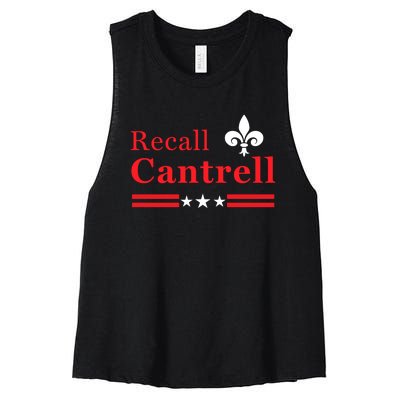 Recall Latoya Cantrell New Orleans Women's Racerback Cropped Tank