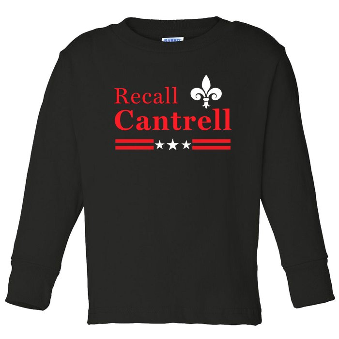 Recall Latoya Cantrell New Orleans Toddler Long Sleeve Shirt