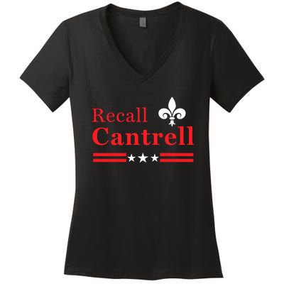 Recall Latoya Cantrell New Orleans Women's V-Neck T-Shirt