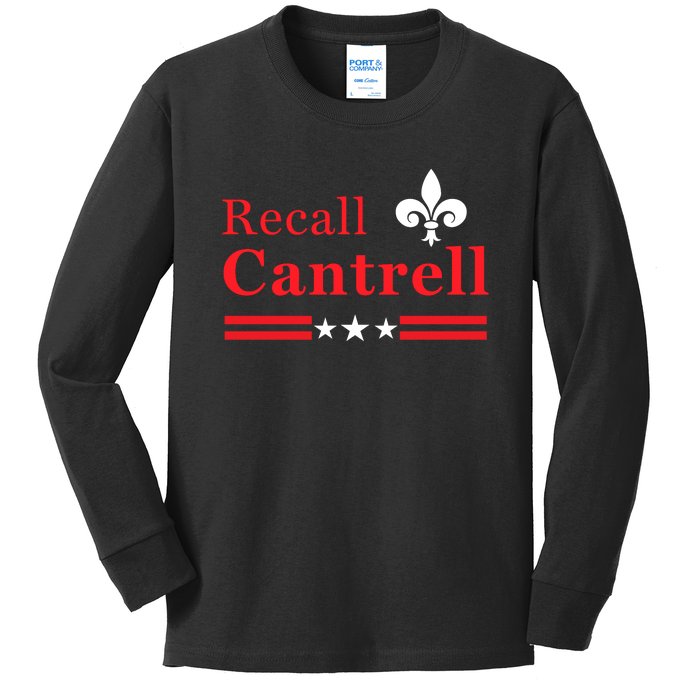 Recall Latoya Cantrell New Orleans Kids Long Sleeve Shirt