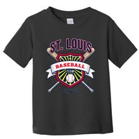 Retro Look Cardinal Party Tailgate Sport Fan Gift Toddler T-Shirt