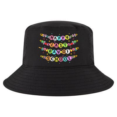 Retro Last Day Of School Bracelet Teacher End Of School Cool Comfort Performance Bucket Hat