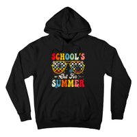 Retro Last Day Of Schools Out For Summer Teacher Boy Girl Hoodie