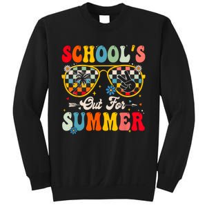 Retro Last Day Of Schools Out For Summer Teacher Boy Girl Sweatshirt