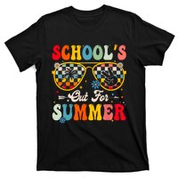 Retro Last Day Of Schools Out For Summer Teacher Boy Girl T-Shirt