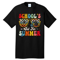 Retro Last Day Of Schools Out For Summer Teacher Boy Girl Tall T-Shirt