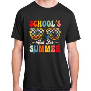 Retro Last Day Of Schools Out For Summer Teacher Boy Girl Adult ChromaSoft Performance T-Shirt