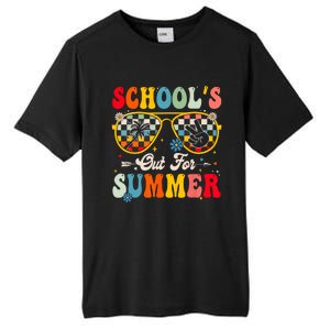 Retro Last Day Of Schools Out For Summer Teacher Boy Girl Tall Fusion ChromaSoft Performance T-Shirt