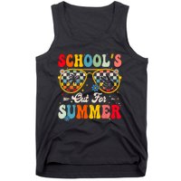 Retro Last Day Of Schools Out For Summer Teacher Boy Girl Tank Top