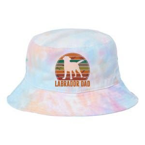 Retro Labrador Dad Gift Dog Daddy Golden Black Lab Father Tie Dye Newport Bucket Hat