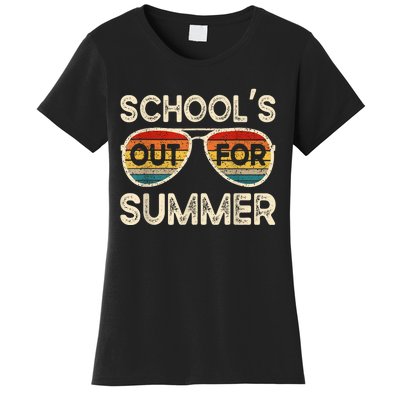 Retro Last Day Of School Schools Out For Summer Teacher Women's T-Shirt