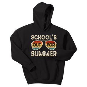 Retro Last Day Of School Schools Out For Summer Teacher Kids Hoodie