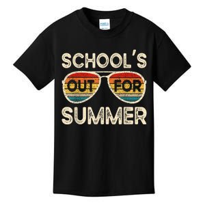 Retro Last Day Of School Schools Out For Summer Teacher Kids T-Shirt