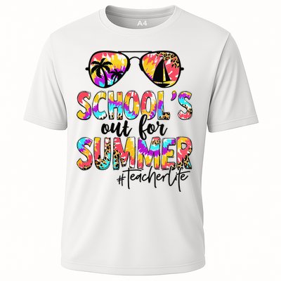 Retro Last Day Of School Schools Out For Summer Teacher Life Performance Shirt