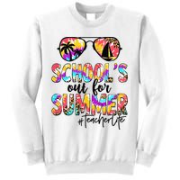 Retro Last Day Of School Schools Out For Summer Teacher Life Sweatshirt