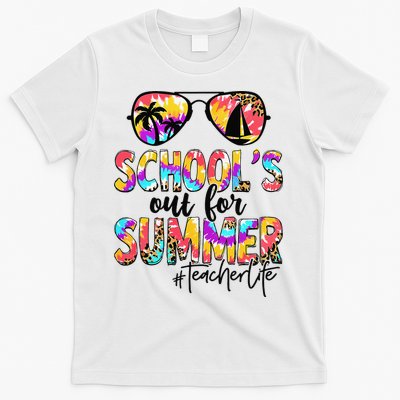 Retro Last Day Of School Schools Out For Summer Teacher Life T-Shirt
