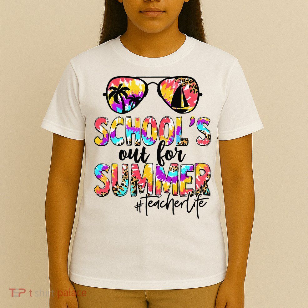 Retro Last Day Of School Schools Out For Summer Teacher Life T-Shirt