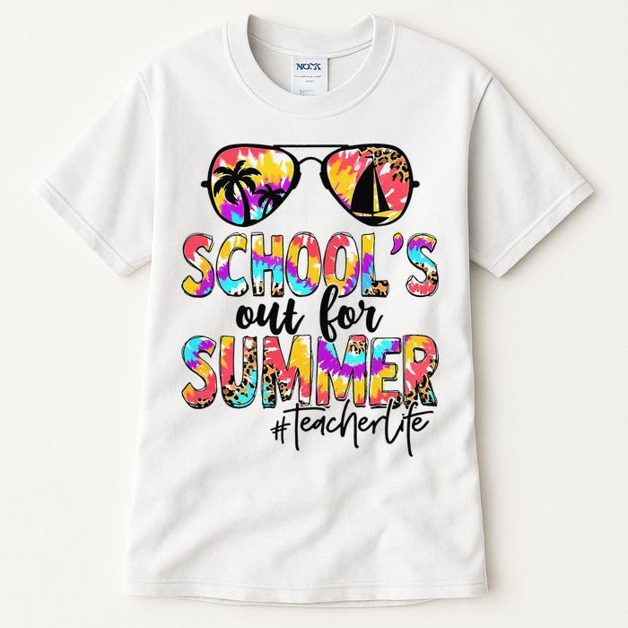 Retro Last Day Of School Schools Out For Summer Teacher Life Tall T-Shirt