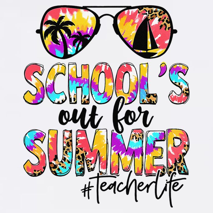 Retro Last Day Of School Schools Out For Summer Teacher Life Tall T-Shirt