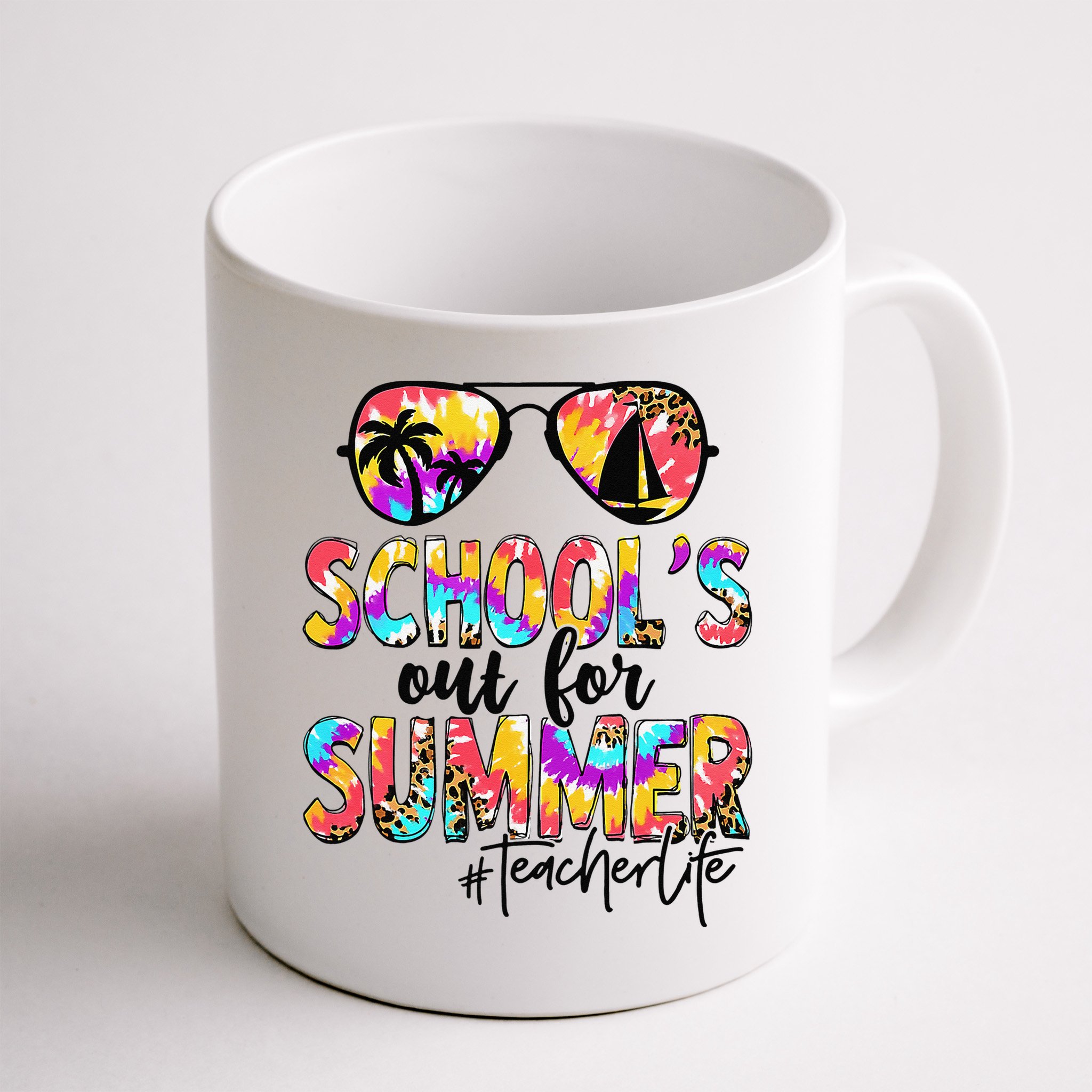 Retro Last Day Of School Schools Out For Summer Teacher Life Mug