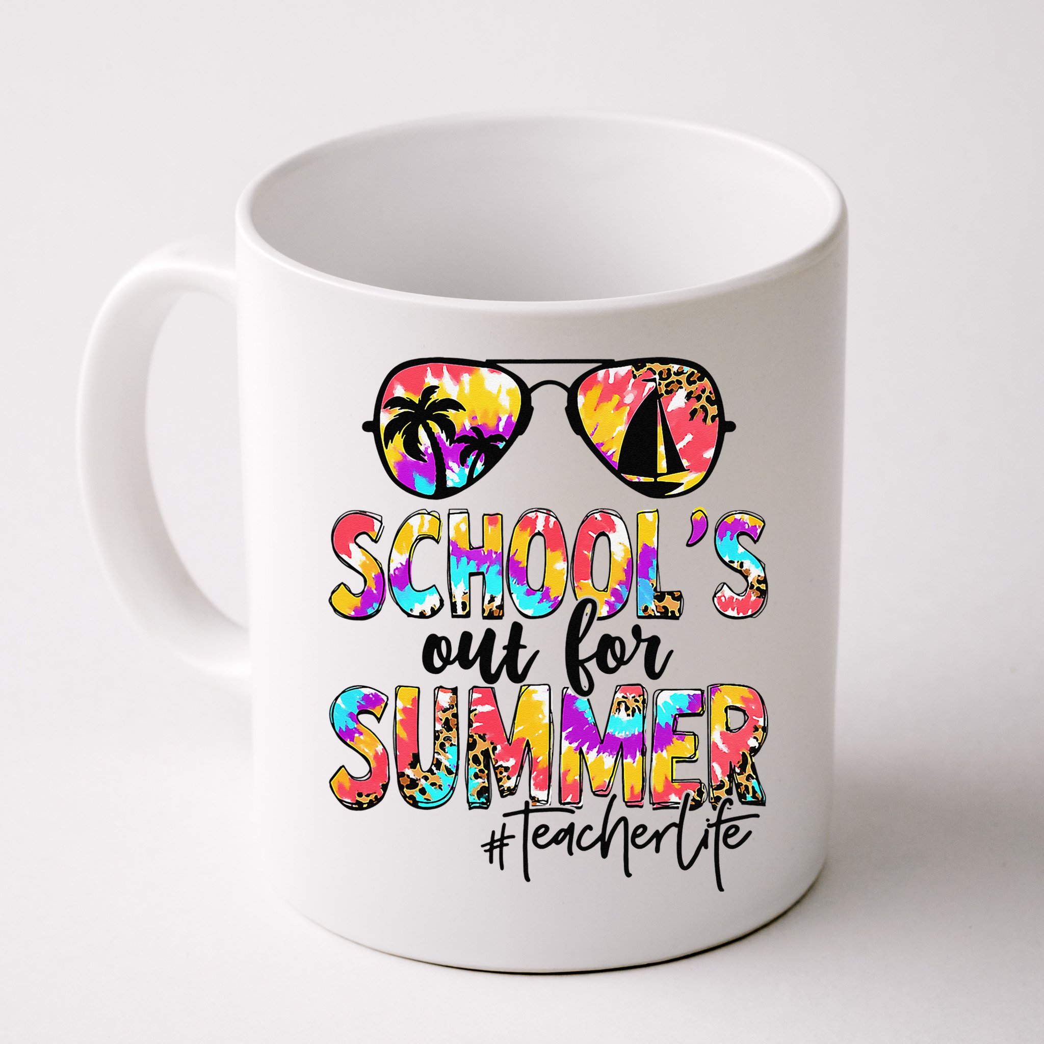 Retro Last Day Of School Schools Out For Summer Teacher Life Mug