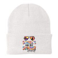 Retro Last Day Of School Schools Out For Summer Teacher Life Beanie