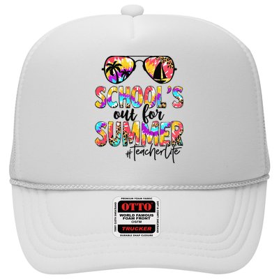 Retro Last Day Of School Schools Out For Summer Teacher Life Trucker Hat