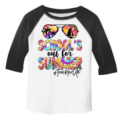Retro Last Day Of School Schools Out For Summer Teacher Life Toddler Fine Jersey T-Shirt