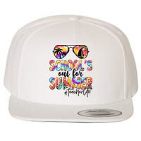 Retro Last Day Of School Schools Out For Summer Teacher Life Wool Snapback Cap