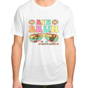 Retro Last Day Of School Hello Summer Bye Bruh Teacher Adult ChromaSoft Performance T-Shirt