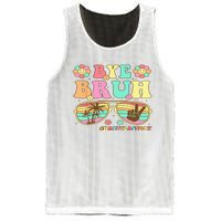 Retro Last Day Of School Hello Summer Bye Bruh Teacher Mesh Reversible Basketball Jersey Tank