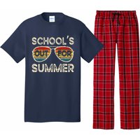 Retro Last Day Of School Schools Out For Summer Teacher Pajama Set