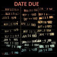 Retro Library Due Date Vintage Librarian Date Due Wool Snapback Cap