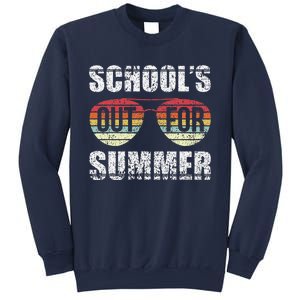 Retro Last Day Of School Schools Out For Summer Teacher Gift Sweatshirt