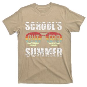 Retro Last Day Of School Schools Out For Summer Teacher Gift T-Shirt