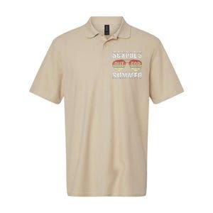 Retro Last Day Of School Schools Out For Summer Teacher Gift Softstyle Adult Sport Polo